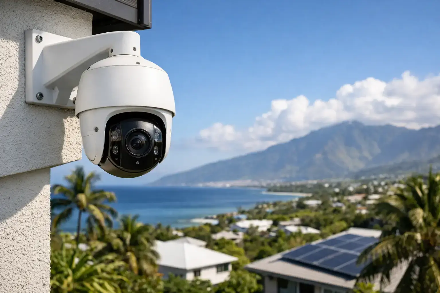 Camera Hikvision extérieure fiable à La Réunion