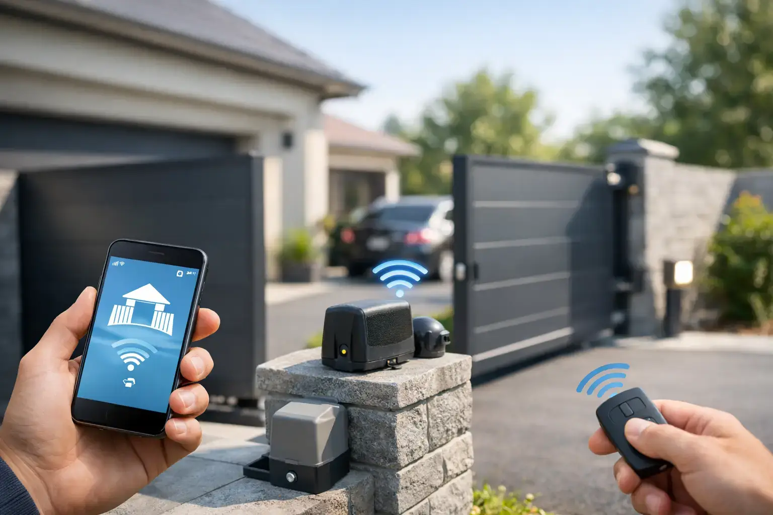 Guide domotique pour portail connecté fiable