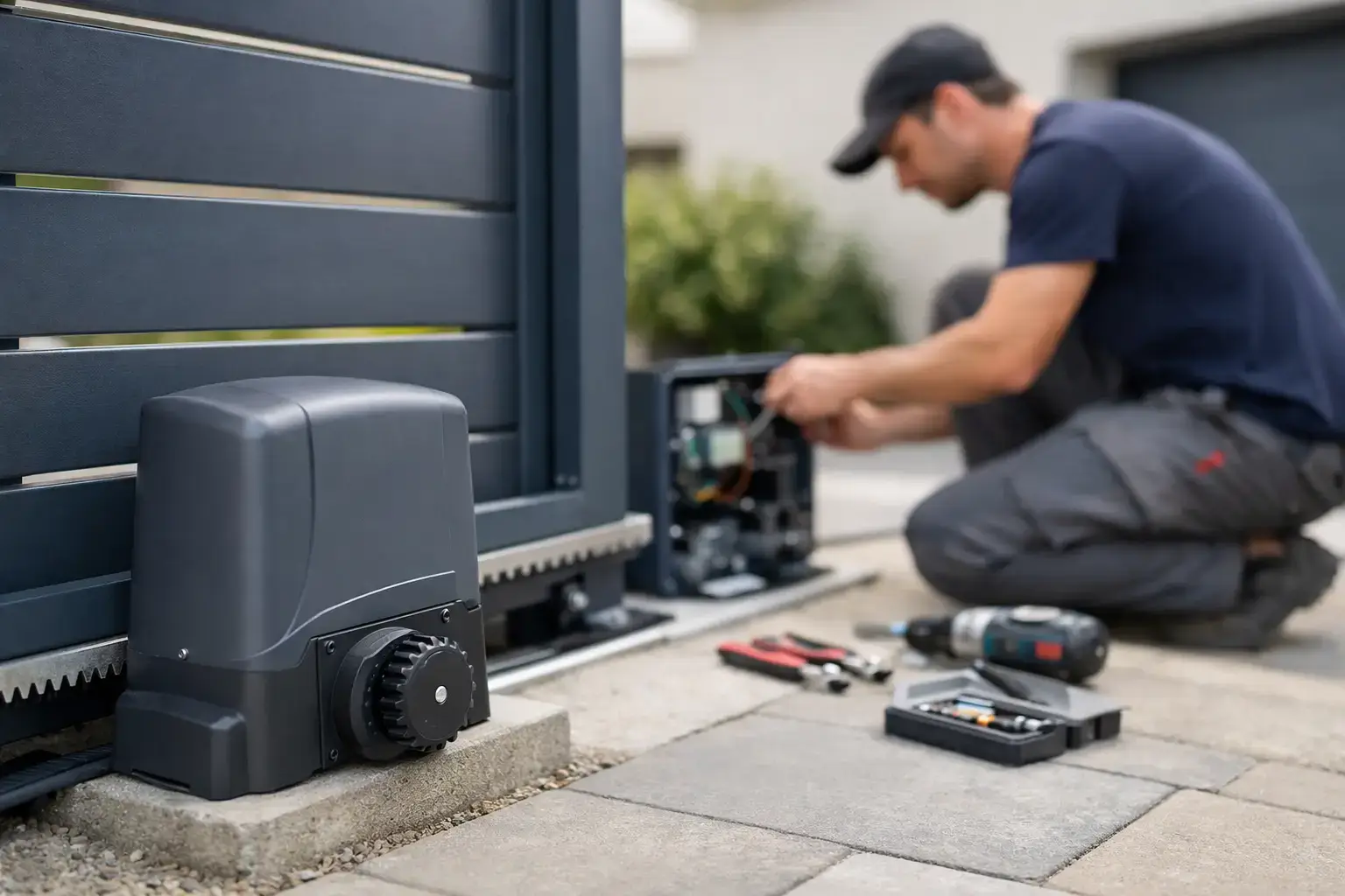 Guide motorisation portail coulissant