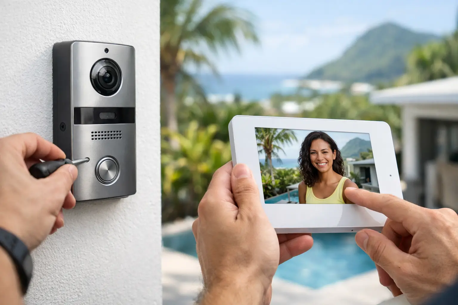 Installation de vidéophone maison à La Réunion