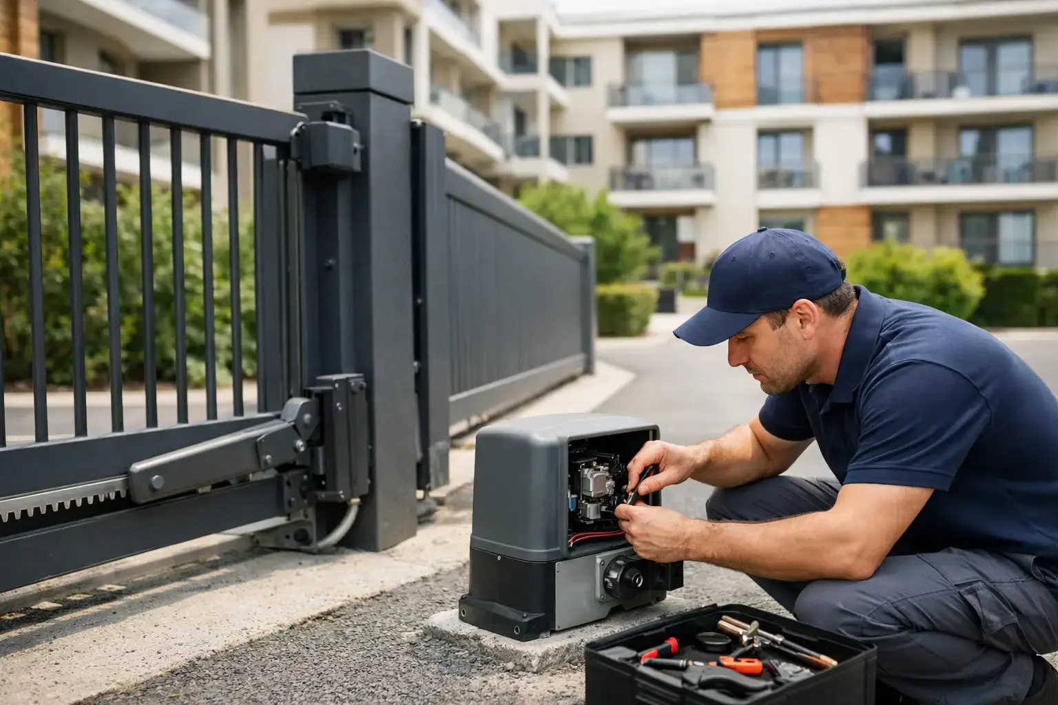 Maintenance portail automatique copropriété