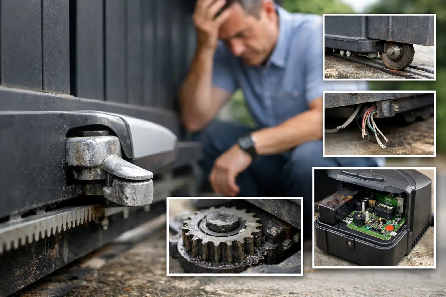 5 signes d’un moteur de portail fatigué